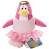 Jakks Disney Club Penguin 6.5 Inch Series 2 Plush Figure Ballerina [Includes Coin with Code!]